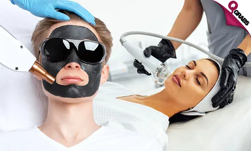 Carbon Peel, Scalp Hydrafacial, & RF Microneedling!